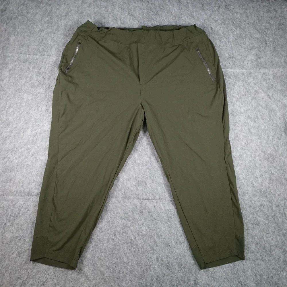 Athleta Pants Womens 26 Green Trekkie North‎ Jogger Hiking Outdoor Utility Trail